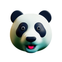 panda 3d Renderização ícone ilustração png