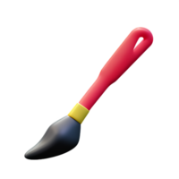 paint brush 3d rendering icon illustration png