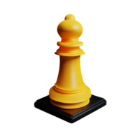 échecs 3d le rendu icône illustration png