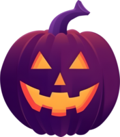 Víspera de Todos los Santos calabaza jack-o-lantern, ai generado png