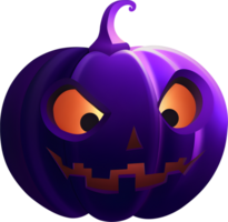 Jack-o-lantern Víspera de Todos los Santos calabaza, ai generado png