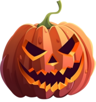 citrouille d'Halloween Halloween citrouille décoration, ai généré png