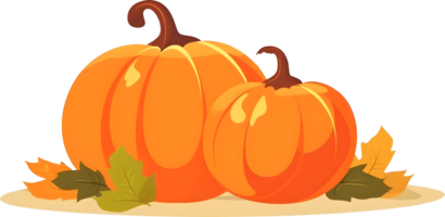 outono pumkins com, ai gerado png