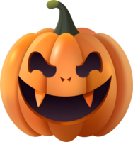 Jack-o-lantern Víspera de Todos los Santos calabaza, ai generado png