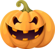 Víspera de Todos los Santos calabaza jack-o-lantern, ai generado png