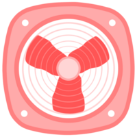 rosa colore scarico fan design png