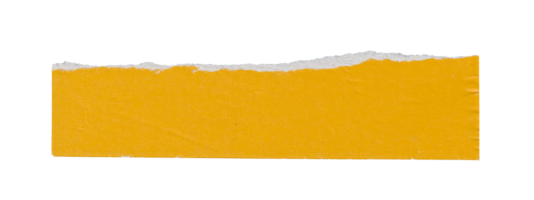 Jaune déchiré papier bord élément png