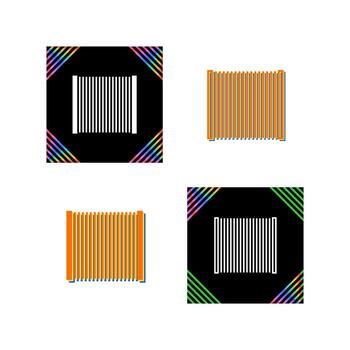 icono de vector de código de barras