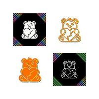 Teddy Bear Vector Icon