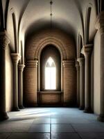 interior of the cathedral in the city photo