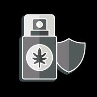 Icon Quality Product. related to Cannabis symbol. glossy style. simple design editable. simple illustration vector