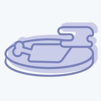 Icon Ragu Sach Moan. related to Cambodia symbol. two tone style. simple design editable. simple illustration vector