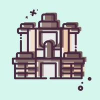 Icon Angkor Thom. related to Cambodia symbol. MBE style. simple design editable. simple illustration vector