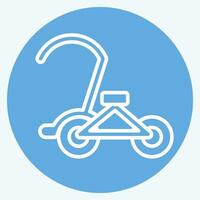 Icon Cycle. related to Cambodia symbol. blue eyes style. simple design editable. simple illustration vector