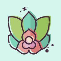 Icon Rumdul. related to Cambodia symbol. MBE style. simple design editable. simple illustration vector