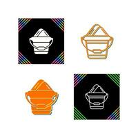 Sand Bucket Vector Icon