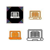 Online Learning Vector Icon