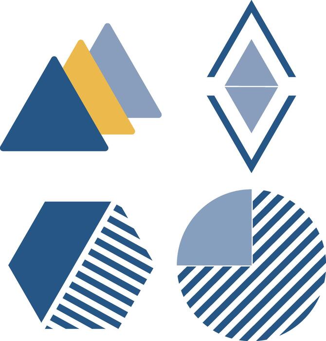 Simple Geometric Shapes Vector Art, Icons, and Graphics for Free Download