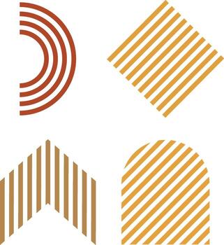 Abstract Geometric Shape. Simple Pattern. Vector Illustration