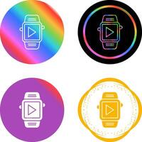 icono de vector de reloj inteligente