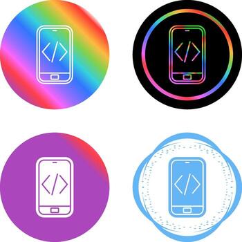 icono de vector de codificación