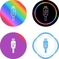 Usb Cable Vector Icon