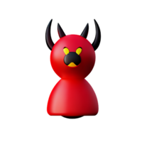 diable 3d le rendu icône illustration png