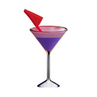 cocktail 3d interpretazione icona illustrazione png
