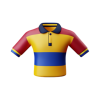 polo camicia 3d interpretazione icona illustrazione png