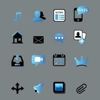 social icon communication vector business symbol web illustration community network design media internet technology