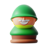 Gnome 3d rendering icon illustration png