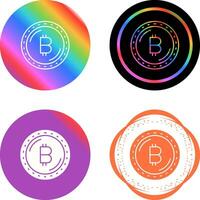 Bitcoin Currency Vector Icon