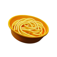 pasta 3d interpretazione icona illustrazione png