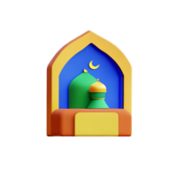 Ramadán 3d icono ilustración png