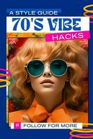 Retro Bold Neon Style - For Fashion Style Template Pinterest Graphic