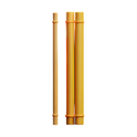 bamboo 3d rendering icon illustration png