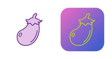 Eggplant Vector Icon