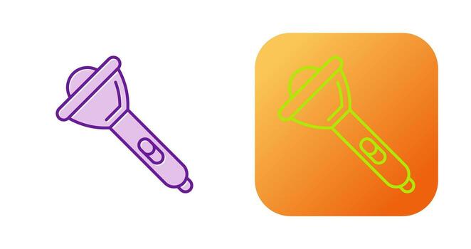 Flashlight Vector Icon