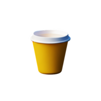 tasse 3d le rendu icône illustration png