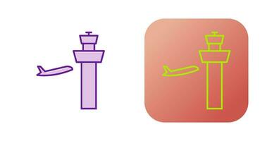 Air Control Tower Vector Icon