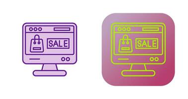 Online Sale Vector Icon