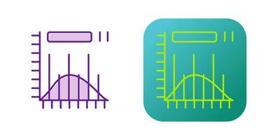 icono de vector de histograma