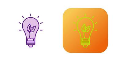 Eco friendly Bulb Vector Icon