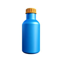 bottle 3d rendering icon illustration png