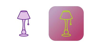 Lamp with stand Vector Icon