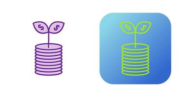 Money Growth Vector Icon