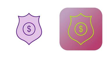 Dollar Badge Vector Icon