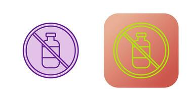 No Liquids Vector Icon