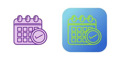 Schedule Vector Icon