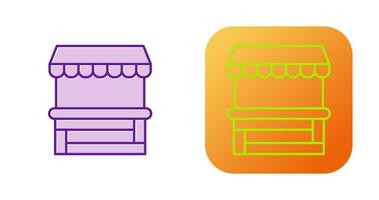 Food Stand Vector Icon